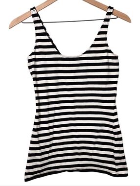 Express Womens Small Basic Sexy Stretch Scoop Neck Striped Layering Tank Top